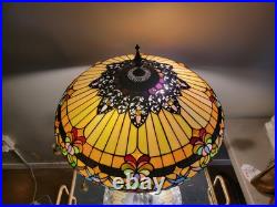 Gorgeous 30 Slag Glass Stained Glass Lamp With 26 Shad Gorgeous 30 Slag Glass Stained Glass Lamp With 26 Shad