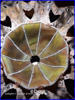 Gothic Antique Mythical dolphin Stained glass slag Hotel Chandelier lamp heavy