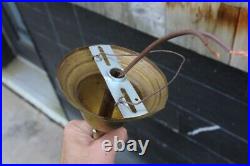 Great Antique Ornate Art Nouveau Slag Glass Pendant Ceiling Light Fixture