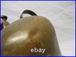 Hammered Copper Lamp Base Stained Slag Glass Shade Old Antique Dirk Van Erp