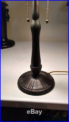Handel Lamp with Slag Glass Shade
