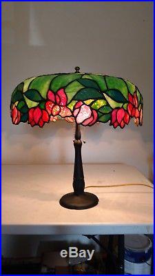 Handel Lamp with Slag Glass shade