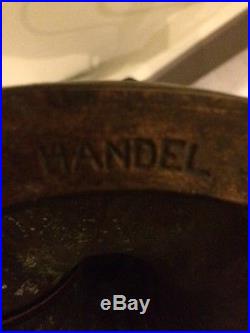 Handel arts crafts mission leaded slag glass antique Bradley hubbard era lamp nr