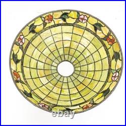 High Quality Handel Style Leaded Slag Glass Table Lamp 23 Floral Shade Repro High Quality Handel Style Leaded Slag Glass Table Lamp 23 Floral Shade Repro