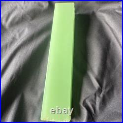 Jadeite Slag Glass Lamp Spacers 8in Houze Akro Agate Art Deco Antique VTG