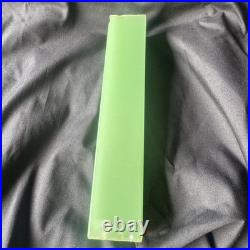 Jadeite Slag Glass Lamp Spacers 8in Houze Akro Agate Art Deco Antique VTG