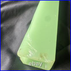 Jadeite Slag Glass Lamp Spacers 8in Houze Akro Agate Art Deco Antique VTG