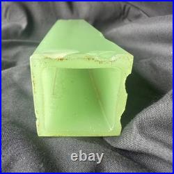 Jadeite Slag Glass Lamp Spacers 8in Houze Akro Agate Art Deco Antique VTG