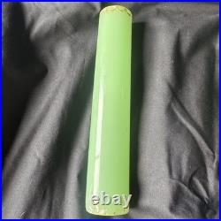 Jadeite Slag Glass Lamp Spacers 8in Houze Akro Agate Art Deco Antique VTG