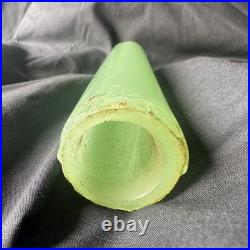 Jadeite Slag Glass Lamp Spacers 8in Houze Akro Agate Art Deco Antique VTG