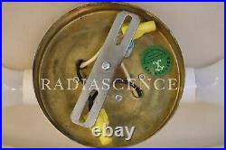 LIGHTOLIER ATOMIC MODERN BOWTIE SLAG GLASS SCONCE ARCHITECTURAL WALL Lamp 50's