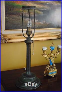 Large Arts&Crafts, Art Nouveau Unique/Handel Leaded Stained Slag Glass Lamp Shade