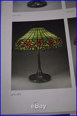Large Arts&Crafts, Art Nouveau Unique/Handel Leaded Stained Slag Glass Lamp Shade