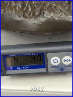 Large Tiffany Style Peacock Feather Slag Glass Mosaic Reproduction Table Lamp Large Tiffany Style Peacock Feather Slag Glass Mosaic Reproduction Table Lamp