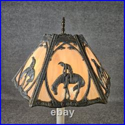 Loevsky Table Lamp Slag Glass Trail Rare Purple 1920s Vintage Antique Shade Only