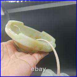 Lot of 2 Uranium Slag Glass Base Table Lamps Art Deco Antique Houze Akro Agate