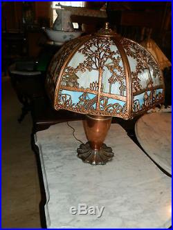 Massive-ornate-antique-victorian-two-color-slag-glass-lamp-w-copper-base Massi