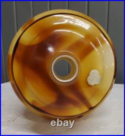 Mid Century French Vianne Carmel Slag Glass Table Lamp Glass Only No Base or Top Mid Century French Vianne Carmel Slag Glass Table Lamp Glass Only No Base or Top