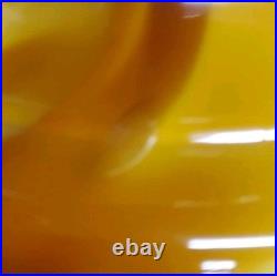 Mid Century French Vianne Carmel Slag Glass Table Lamp Glass Only No Base or Top Mid Century French Vianne Carmel Slag Glass Table Lamp Glass Only No Base or Top