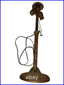 Nice Antique Lamp Base for your Leaded Slag Stained Glass Shade