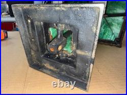 Original Natural Gas Antique Bradley & Hubbard Mission Green Slag Cast Iron Lamp Original Natural Gas Antique Bradley & Hubbard Mission Green Slag Cast Iron Lamp