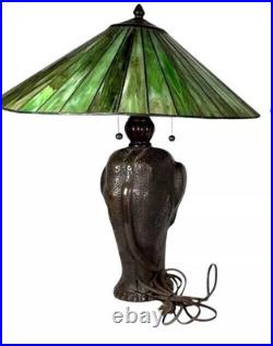 RARE Vintage Fredrick Cooper Slag Glass Elephant Lamp RARE Vintage Fredrick Cooper Slag Glass Elephant Lamp