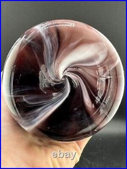Rare HTF Purple Slag Glass Bundling Lamp Imperial Glass No Chips
