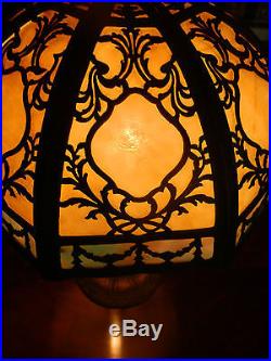 Rare-ornate-antique-victorian-two-color-slag-glass-lamp Rare-ornate-antique-vi