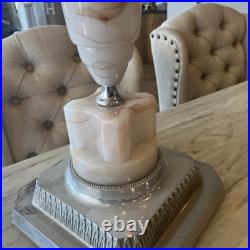 SLAG Glass Vintage Lamp Art Deco Beautiful SLAG Glass Vintage Lamp Art Deco Beautiful