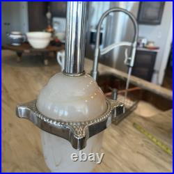 SLAG Glass Vintage Lamp Art Deco Beautiful SLAG Glass Vintage Lamp Art Deco Beautiful