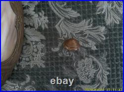 Signed Miller 6 Panel Slag Glass Lamp (as Is)