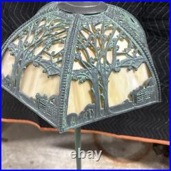 Slag Glass Floor Lamp Slag Glass Floor Lamp