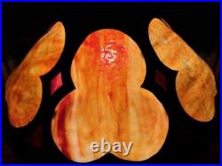 Slag Glass Folk Art Deco Arts Crafts Antique Lamp Bradley Hubbard Era Handel Era Slag Glass Folk Art Deco Arts Crafts Antique Lamp Bradley Hubbard Era Handel Era