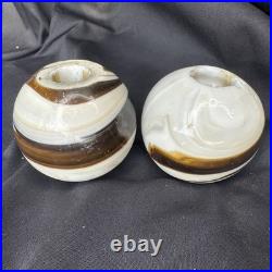 Slag Glass Lamp Spacers Houze Akro Agate Antique Vintage Art Deco Lamp Parts