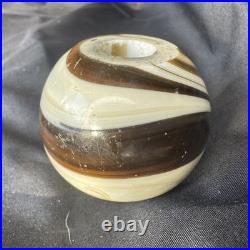 Slag Glass Lamp Spacers Houze Akro Agate Antique Vintage Art Deco Lamp Parts