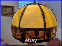 Slag glass Vintage Lampshade