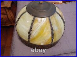 Slag glass Vintage Lampshade