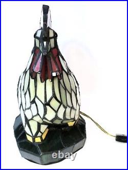 Tiffany Style ROOSTER 13.5 Stained Slag Glass Farm House Table Lamp Nightlight
