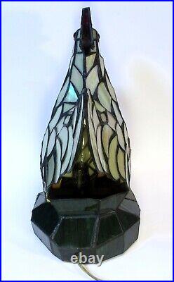 Tiffany Style ROOSTER 13.5 Stained Slag Glass Farm House Table Lamp Nightlight