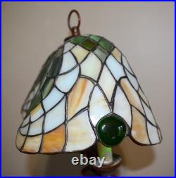 Tiffany Style Stained Glass Lamp Twin Arm Candelabra Design Table Lamp