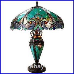 Tiffany Table Desk Lamp Stained Glass Mission Style Lighting Slag Art Victorian