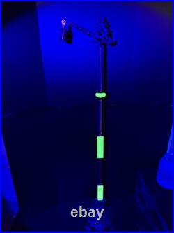 Uranium Slag Glass Floor Lamp