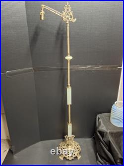 Uranium Slag Glass Floor Lamp