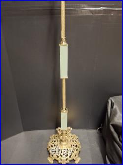 Uranium Slag Glass Floor Lamp