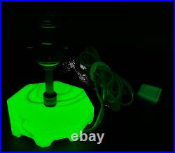 Uranium Slag Glass Table Lamp
