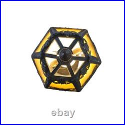 Vintage 1920s 1930s Art Nouveau Deco Slag Glass Table Lamp For Repair Lighting