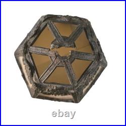 Vintage 1920s 1930s Art Nouveau Deco Slag Glass Table Lamp For Repair Lighting