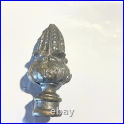 Vintage 1972 Cherub Figural Table Lamp Heavy Slag Glass Shade Works