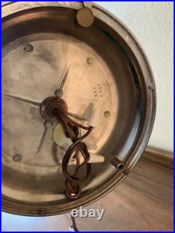 Vintage Antique Chrome Akro Table Lamp Agate Swirl 1930's Art Deco Slag Glass Vintage Antique Chrome Akro Table Lamp Agate Swirl 1930's Art Deco Slag Glass