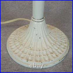 Vintage Bournique Kokomo Caramel Slag Glass Lamp Shade Boudoir Bedroom Table Vintage Bournique Kokomo Caramel Slag Glass Lamp Shade Boudoir Bedroom Table